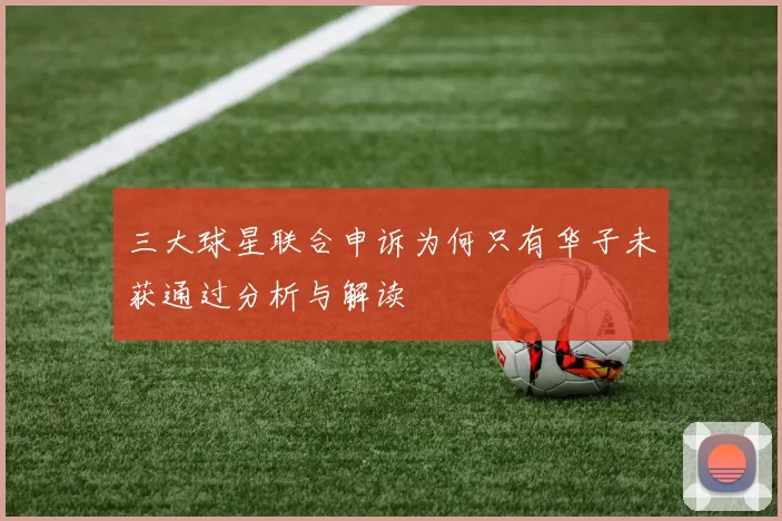 三大球星联合申诉为何只有华子未获通过分析与解读